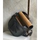 Loewe Gate Small Bag In Black Calfskin and Jacquard