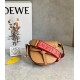 Loewe Gate Dual Mini Bag In Brown Calfskin