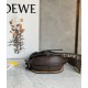 Loewe Mini Gate Dual Bag In Chocolate Calfskin