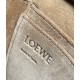 Loewe Mini Gate Dual Bag In Chocolate Calfskin