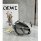 Loewe Gate Dual Mini Bag In Grey Calfskin