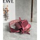 Loewe Mini Gate Dual Bag In Plumrose Calfskin