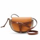 Loewe Gate Dual Mini Bag In Amber-Grey Calfskin