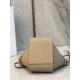 Loewe Mini Hammock Drawstring Bag In Sand Grained Leather