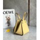 Loewe Compact Hammock Bag in Dark Butter Grained Calfskin