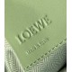 Loewe Compact Hammock Bag in Lime Green Satin Calfskin