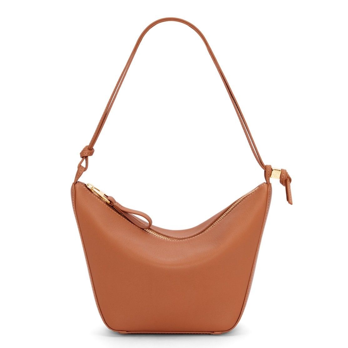 Loewe Mini Hammock Hobo Bag in Brown Calfskin