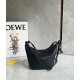 Loewe Mini Hammock Hobo Bag in Black Calfskin