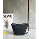 Loewe Mini Hammock Hobo Bag in Black Calfskin