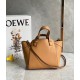 Loewe Hammock Nugget Bag In Brown Calfskin