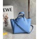 Loewe Hammock Nugget Bag In Celestine Blue Calfskin