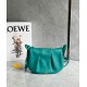 Loewe Paseo Satchel Bag in Green Nappa Leather