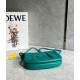 Loewe Paseo Satchel Bag in Green Nappa Leather