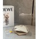 Loewe Mini Puzzle Fold Tote Bag in White-Beige Calfskin