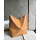 Loewe Large Puzzle Fold Tote Bag in Tan Calfskin