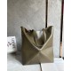 Loewe Large Puzzle Fold Tote Bag in Dark Green Calfskin