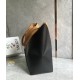 Loewe Large Puzzle Fold Tote Bag in Tan and Black Calfskin