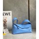 Loewe Puzzle Hobo Bag In Blue Nappa Calfskin