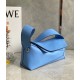 Loewe Puzzle Hobo Bag In Blue Nappa Calfskin