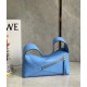 Loewe Puzzle Hobo Bag In Blue Nappa Calfskin