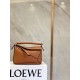 Loewe Puzzle Mini Bag In Caramel Calfskin