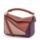 Loewe Puzzle Mini Bag In Purple-Caramel-Blossom Calfskin