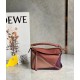 Loewe Puzzle Mini Bag In Purple-Caramel-Blossom Calfskin