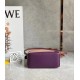 Loewe Puzzle Mini Bag In Purple-Caramel-Blossom Calfskin