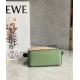 Loewe Puzzle Mini Bag In Asphalt Grey-Nude-Green Calfskin