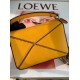 Loewe Puzzle Mini Bag In Yellow Calfskin