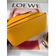 Loewe Puzzle Mini Bag In Yellow Calfskin