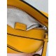 Loewe Puzzle Mini Bag In Yellow Calfskin