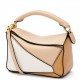 Loewe Puzzle Mini Bag In White-Warm Desert Calfskin