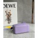 Loewe Puzzle Mini Bag In Lilas Grained Calfskin