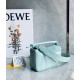 Loewe Puzzle Mini Bag In Aquamarine Satin Calfskin