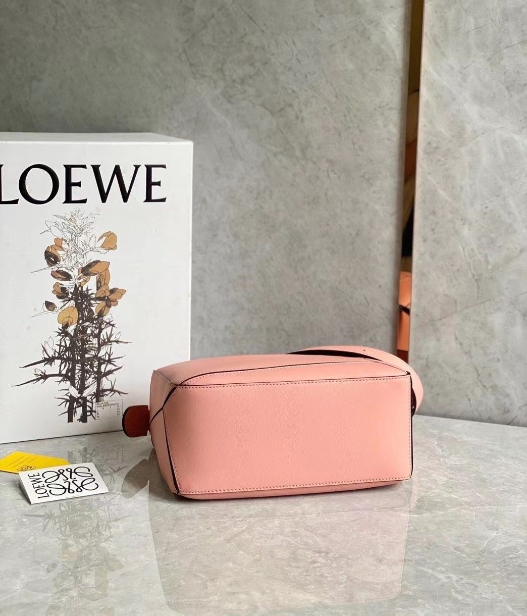 Loewe Puzzle Small Bag In Blossom Classic Calfskin