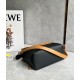 Loewe Puzzle Small Bag in Brown and Black Calfskin