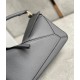 Loewe Puzzle Small Bag In Asphalt Grey Grained Leather