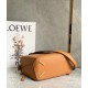 Loewe Puzzle Small Bag In Brown Grained Calfskin