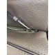 Loewe Puzzle Small Bag In Dark Taupe Grained Calfskin