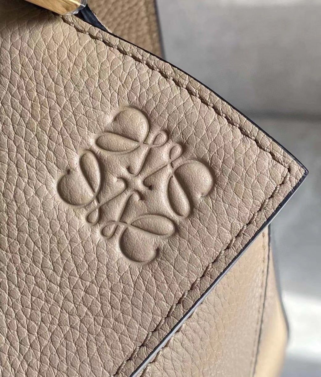 Loewe Puzzle Small Bag In Sandy Grained Calfskin