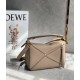 Loewe Puzzle Small Bag In Sandy Grained Calfskin