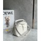 Loewe Puzzle Small Bag In White Grained Leather