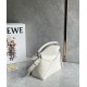 Loewe Puzzle Small Bag In White Grained Leather