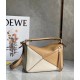 Loewe Puzzle Small Bag In Multicolour Warm Desert Calfskin