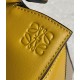 Loewe Puzzle Small Bag In Ochre-White-Taupe Calfskin