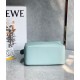 Loewe Puzzle Small Bag In Aquamarine Satin Calfskin