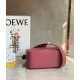 Loewe Puzzle Small Bag In Plumrose Satin Calfskin