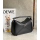 Loewe Puzzle Medium Bag In Black Classic Calfskin