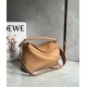 Loewe Puzzle Medium Bag In Toffee Grained Calfskin